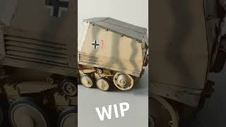 Wespe ammunition carrier RC Tank 116 work in progress rctank [upl. by Nahsor]