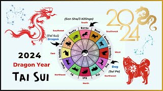 2024 Dragon Year Tai Sui and afflictions 3 Killings and Year Breaker [upl. by Ayekehs482]