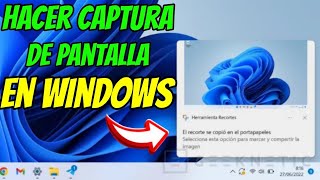 Cómo HACER CAPTURAS de PANTALLA WINDOWS 11 [upl. by Daugherty930]