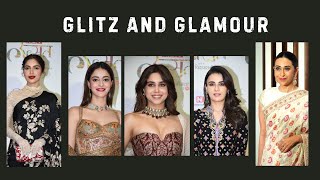 Ananya Panday Kartik Aaryan Bhumi Pednekar and others grace the red carpet in style  Video [upl. by Pevzner]