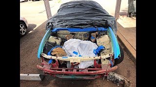 Painting My Engine Bay Using Rustoleum Paint [upl. by Friend630]