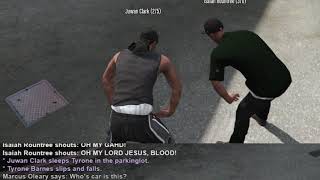 GTAW Ru Rassic Blark Burgershot Beatdown [upl. by Nnitsuj]