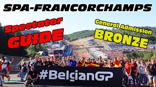 SPA F1 Spectator GUIDE 2025  Bronze General Admission  BelgianGP  ENGLISH [upl. by Drawoh]