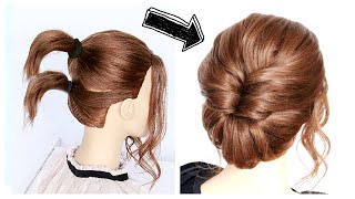 Easy Updo for Short to Medium Hair [upl. by Barclay322]