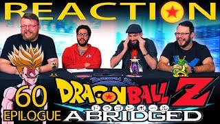 TFS Dragon Ball Z Abridged REACTION Episode 60 Epilogue [upl. by Ahs]