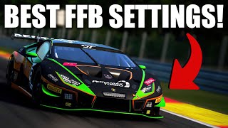 The BEST Assetto Corsa Competizione Force Feedback Settings for Logitech G923G92029 [upl. by Ydniahs472]