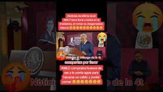 AMLO CUENTA QUE NO TENIA PARA COMER Y COCINABA UN HUESO CON AGUA PARA COMER CALDO [upl. by Suiratnod]