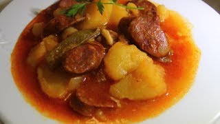 Cómo hacer Patatas a la Riojana  Las Recetas De Pepa [upl. by Ydnal]