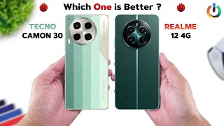 Tecno Camon 30 Vs Realme 12  Which One is Better For You 🔥 [upl. by Kciredes167]