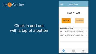 ezClocker Employee Time Tracking App for iPhone [upl. by Euqcaj]