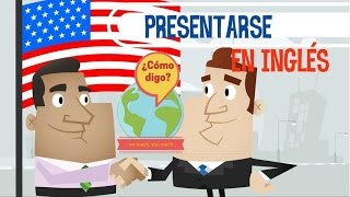 CÓMO PRESENTARSE EN INGLÉS  RETO [upl. by Valene]