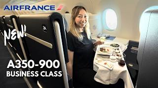 NEW Air France A350 Business Class ‍✈️ PPT to LAX  Best Business Class for Bora Bora [upl. by Neeluqcaj]