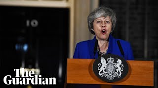 ‘This is the time to put selfinterest aside’ May in Brexit plea outside No 10 [upl. by Wimsatt]