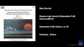 Bela Bartok Roman nepi tancok Romanian Folk Dances BB 68 Romanian Folk Dances Sz 56 [upl. by Borek]