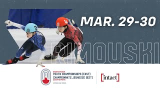 DAYJOUR 1  2024 Canadian Youth Short Track Championships  East presented by Intact Insurance [upl. by Anallese]