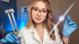 ASMR The MOST Detailed Cranial Nerve Exam YOUVE SEEN 👩‍⚕️ Doctor Roleplay Ear Eye amp Hearing Test [upl. by Annij485]