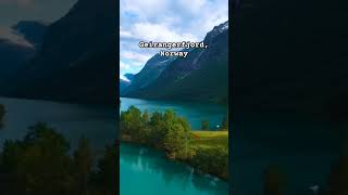 Geirangerfjord Norway explore travel nature norway song [upl. by Yrrac]