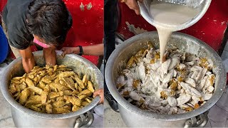 Bulk Making of THE BEST MALAI CHAAP of Delhi😱👌🏻 Indian Street Food  Khanna Tandoori Junction [upl. by Coombs]