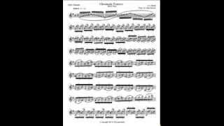 Bach Chromatic Fantasy for solo Clarinet [upl. by Naes]