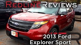 2013 Ford Explorer Sport Review Walkaround Exhaust Test Drive [upl. by Anse]