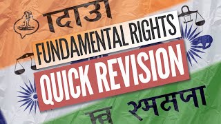 Quick Revision of Fundamental Rights in the Indian Constitution  Key Articles Explained [upl. by Ettelrac]