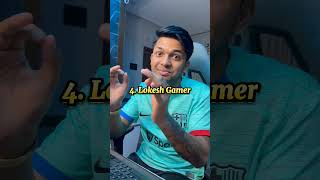 Top 5 Richest Gaming YouTubers In India 2024 shorts trending gaming facts [upl. by Dlaniger]