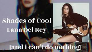 Shades of Cool  Lana Del Rey Lyrics [upl. by Wiebmer]