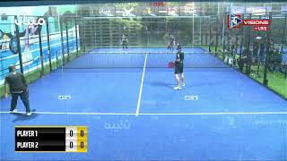 Live  Day 2  Dhoraji First Padel Tournament  Court 1  TN Visions [upl. by Nidak]