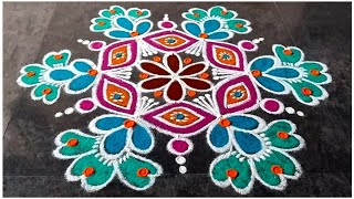 Karthigai Deepam Special Rangoli Design 2024 Rangoli  New  Easy  Sashti Pooja  Kolam  Festival [upl. by Silsbye102]