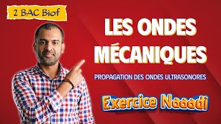 2BAC Biof  Les Ondes Propagation des ondes ultrasonores Exercice  Correctionavec Pr Noureddine [upl. by Panaggio830]