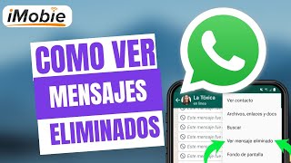 Cómo ver mensajes Eliminados de WhatsApp en iPhone 2024⚠️ [upl. by Neehahs]