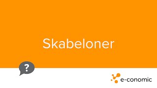 Skabeloner [upl. by Hausmann]