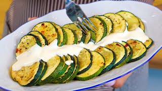 Ich habe noch nie so leckere Zucchini gegessen Schnelles Abendessen Rezept Zucchini im Ofen [upl. by Eecart538]