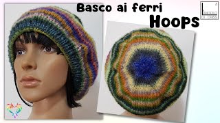 Un cappello facilissimo ai ferri quotHOOPSquot [upl. by Arimas]