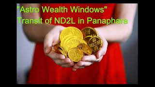 quotAstro Wealth Windowsquot Seize Trading Days and Sectors based on Transit of Navamsa Dispositor of 2L [upl. by Columbus]