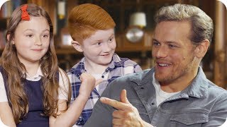 Sam Heughan Asks Kids for Dating Advice  Omaze [upl. by Fiorenza445]