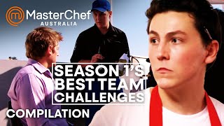 Best MasterChef Australia Team Challenges  MasterChef World [upl. by Halpern]