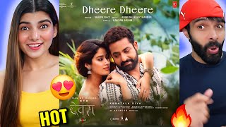 Dheere Dheere  Devara Second Single  NTR  Janhvi Kapoor  Anirudh  Shilpa Rao  Reaction [upl. by Aronoff]