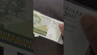 মাদাগাস্কার মুদ্রা 2000 ariary makeba money asifahmedone thecollectorbd africa [upl. by Amled215]