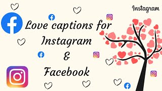 Love Captions For Instagram and Facebook  Cute couple captions♥️ love couple captions [upl. by Johns]