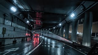 ☔️Tokyos Most Dangerous Metropolitan Expressway in Heavy Rain【Real footage4K】 [upl. by Aerdnaxela30]