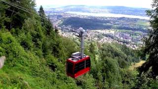 Luftseilbahn Adliswil Felsenegg Zürich 2016 [upl. by Ydissak]