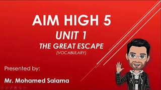 Aim High 5 Unit 1 vocabulary [upl. by Uyerta]