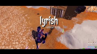 SICKO MODE🤩  Fortnite Montage  lyrish highlights 3 [upl. by Annaesor]