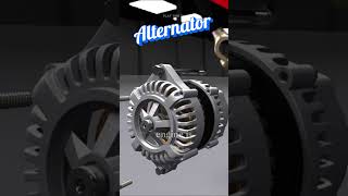 100 Parts of your car 2 Alternator alternator cars mechanic [upl. by Nitsirk]