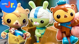 Octonauts Toy Play Amazing Animal Mission Mashup  Netflix Jr [upl. by Novah367]