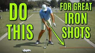 Start The Downswing Like This To Hit GREAT IRON SHOTS [upl. by Fugazy]