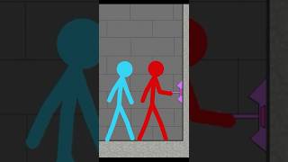 Watergirl and Fireboy  short 7 animation fireboyandwatergirl stickmananimation stickman [upl. by Anelys]