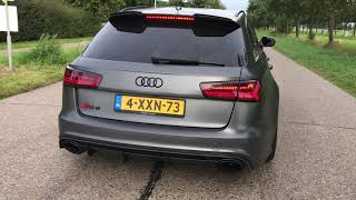 Audi RS6 launch control [upl. by Naahsar]