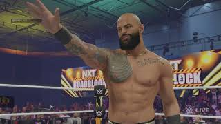 WWE 2K24 Floating Glitch match Ricochet vs Carmello Hayes [upl. by Ebneter905]